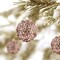 4pc Christmas Ball Shatterproof Ornaments Set (Champagne) - 4.25 x 4.25 x 4.25 inches